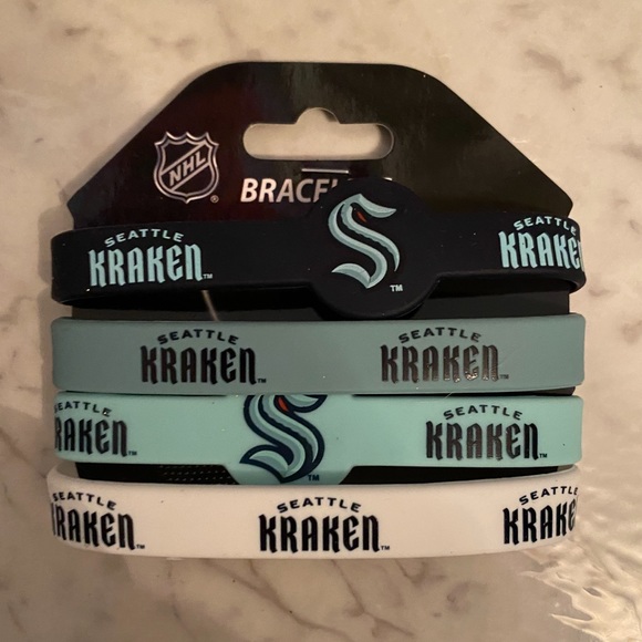 Seattle kraken nhl hockey bracelets- new 🏒 - Picture 1 of 7